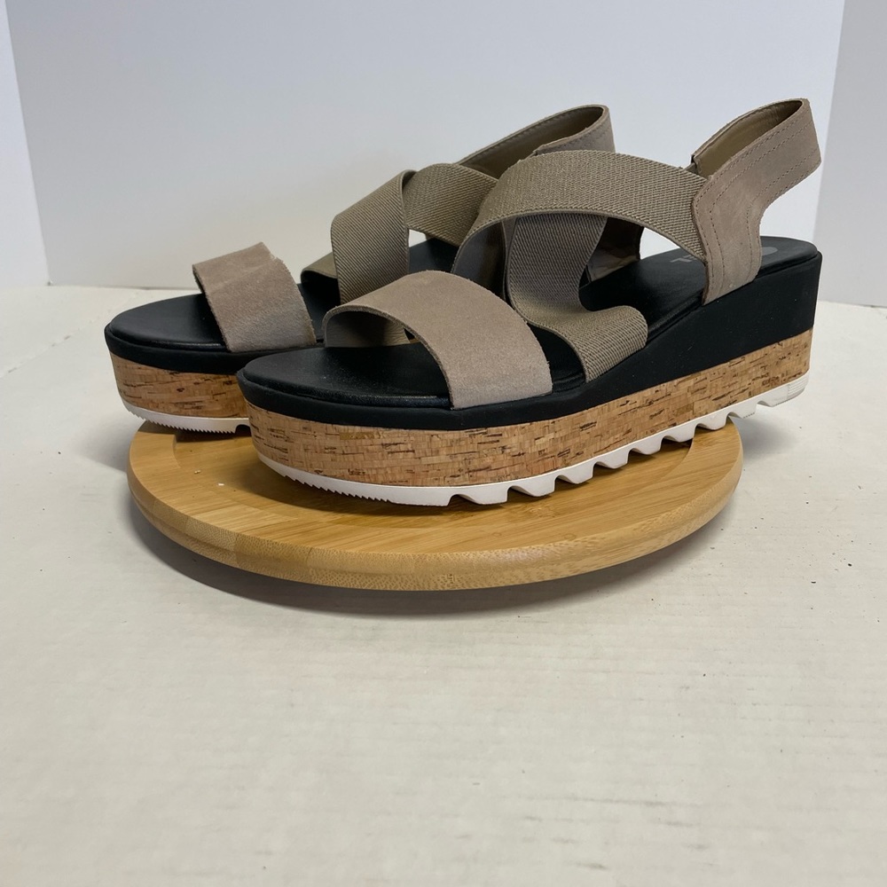 Sorel Cameron Flatform Slingback sandals Sz 8.5